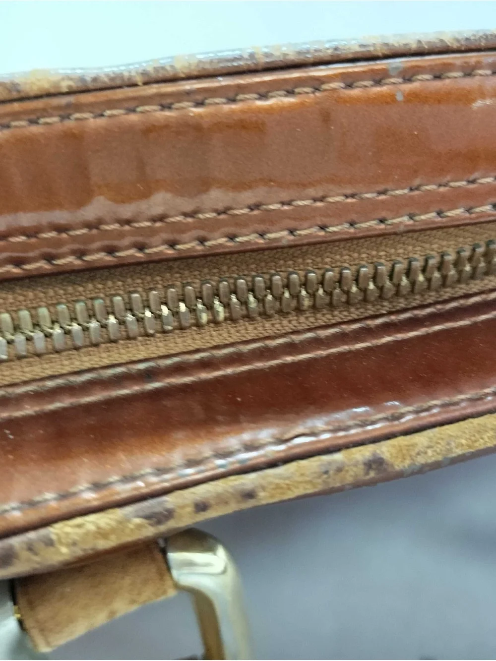 Vernis LV briefcase Louis Vuitton Brown Monogram Vernis Leather